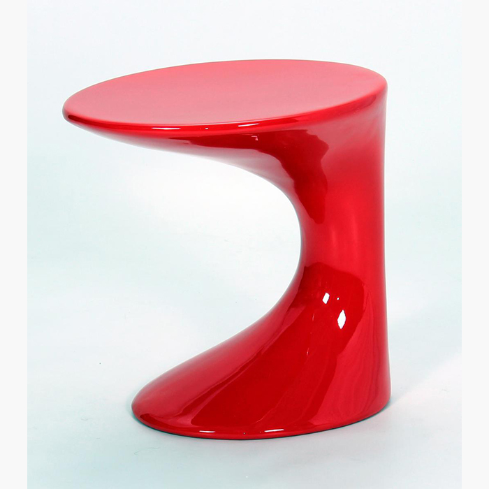 Wilcox High Gloss Fibre Glass Lamp Table in Multiple Finishes - Click Image to Close